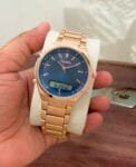 Casio Gents Watch Metal Belt Double Time (8)