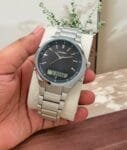 Casio Gents Watch Metal Belt Double Time (8)