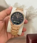 Casio Gents Watch Metal Belt Double Time (8)