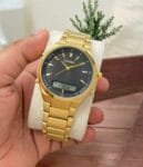 Casio Gents Watch Metal Belt Double Time (8)
