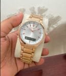 Casio Gents Watch Metal Belt Double Time (8)