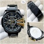 Diesel 10 Bar Black Metal Watch (1)