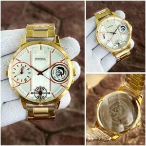 Diesel 10 Bar Golden Colour Watch