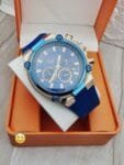 Gc Men's Watch Blue Silicon Belt
