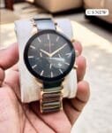Analog Chrono Ceramic Chain Watch (1)