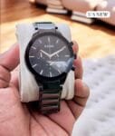 Analog Chrono Ceramic Chain Watch (1)