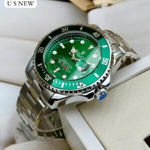 Round Case Metal Chain High-Quality Watches