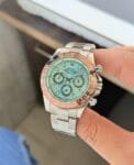 Platinum Ice Blue Daytona Watch | Men's Premium Cosmograph Edition