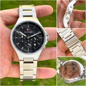 Tommy Round Case Chronograph Watch
