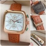 Square Timepiece Solid Back Steel Case (3)