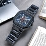 Elegant Mechanical Watch, Metal Band, OG Lock Style