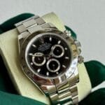 Men’s Platinum Chronograph Watch – White Dial Design (4)