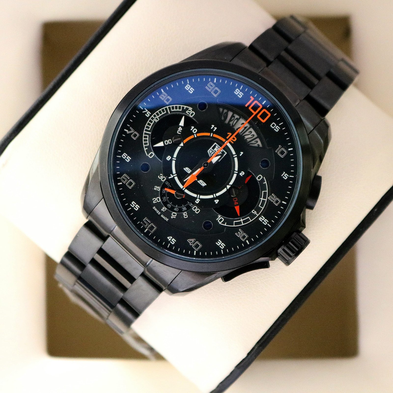 Premium SLS Motorsport Men's Chronograph – Two-Tone Sapphire Glass Edition