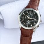 Men’s Classic Heritage Watch with Genuine Leather Strap and Steel Case (3)