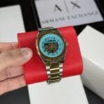 Sporty Two-Tone Automatic Watch – Open Heart Movement, 42mm Case (2)