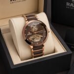 Premium Automatic Men’s Watch – 44mm Ceramic & Metal Edition