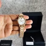 Slim Women’s 31mm Timepiece | Black Steel Bracelet, Premium Quartz