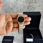 Slim Women’s 31mm Timepiece | Black Steel Bracelet, Premium Quartz