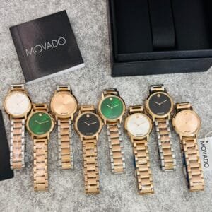 Slim Women's 31mm Timepiece | Black Steel Bracelet, Premium Quartz
