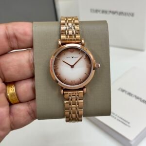 Luxury Slim Rose Gold Women's Watch – 32mm Elegant Analog Dial