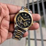 Premium Automatic Two-Tone Men’s Watch – Stainless Steel Formal Edition