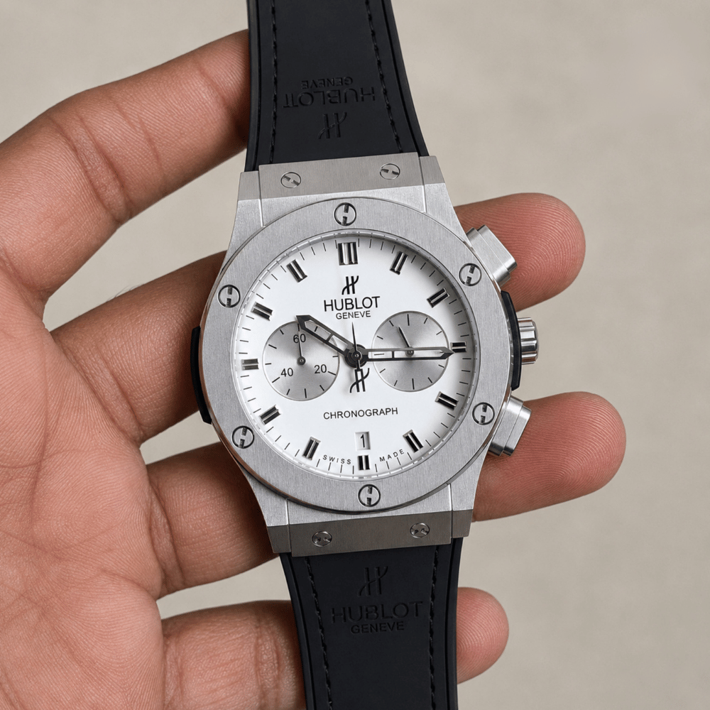Big Bang Premium Chronograph Men's Watch – Steel & Silicone Edition