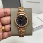 Luxury Slim Rose Gold Women’s Watch – 32mm Elegant Analog Dial