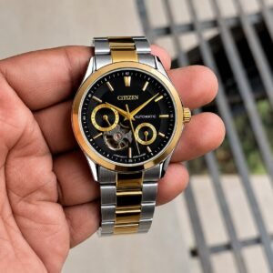 Premium Automatic Two-Tone Men's Watch – Stainless Steel Formal Edition