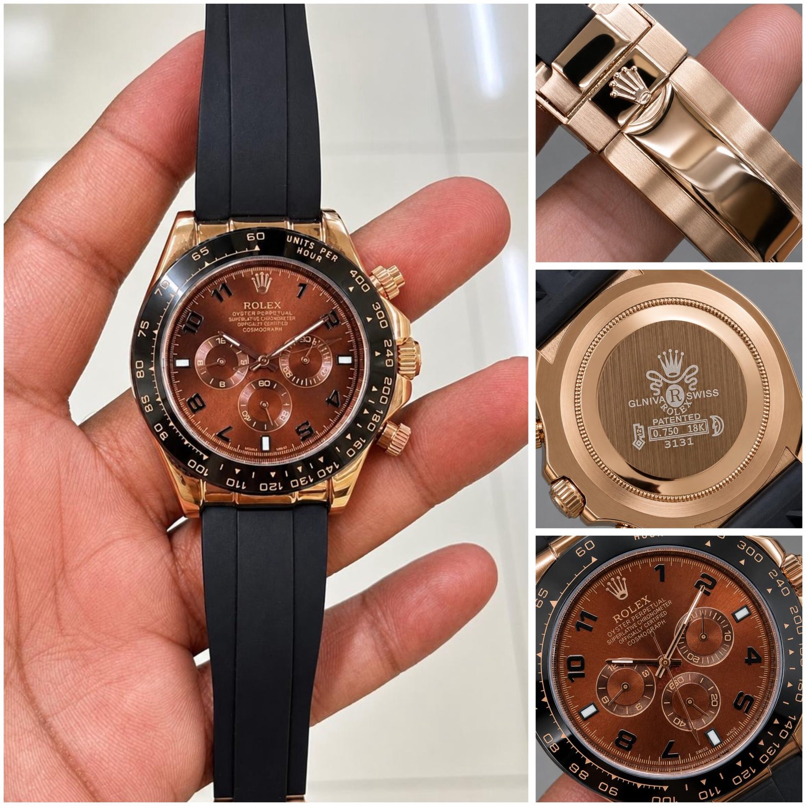 Classic Daytona Automatic Chronograph – Black Fiber Strap Edition (1)