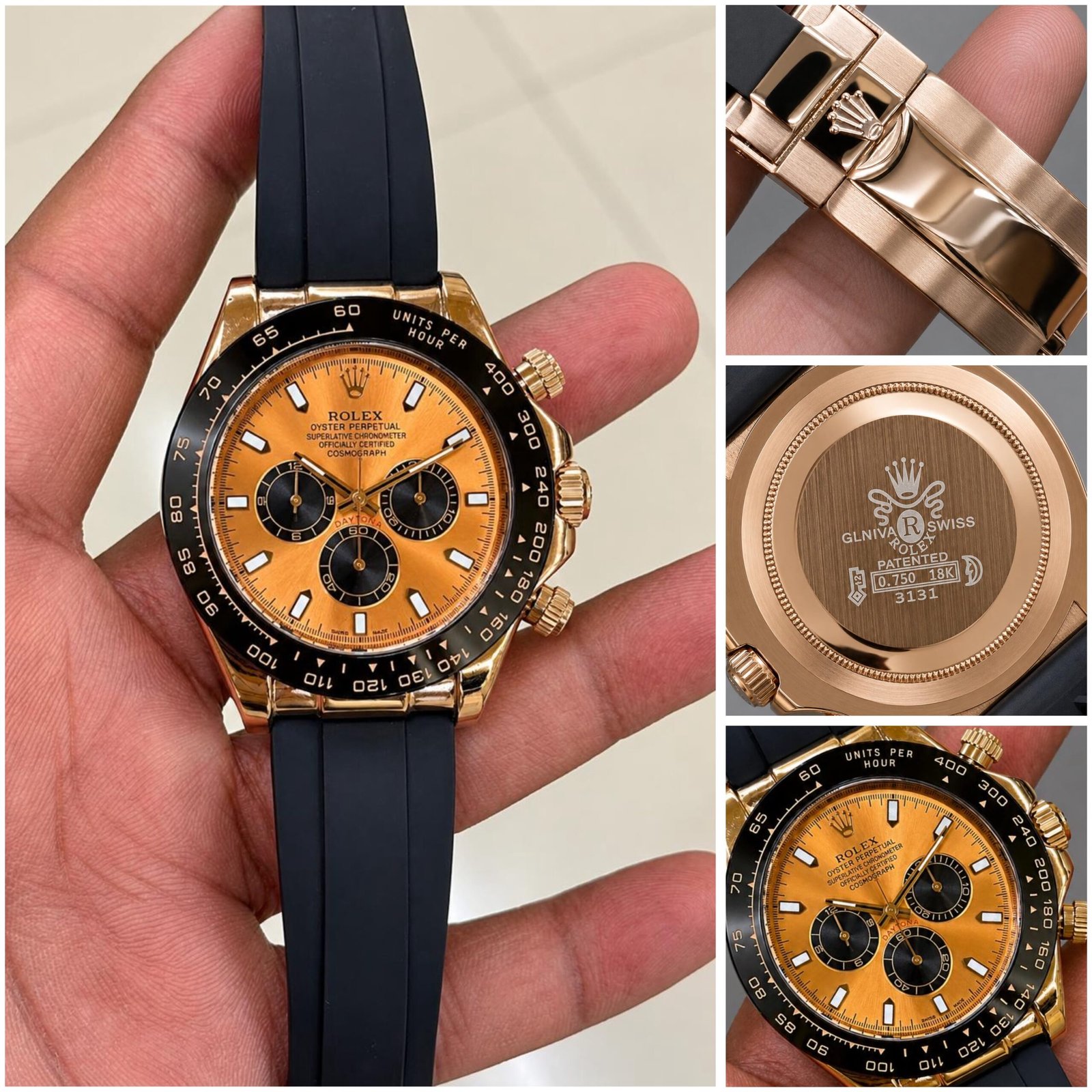 Classic Daytona Automatic Chronograph – Black Fiber Strap Edition (2)