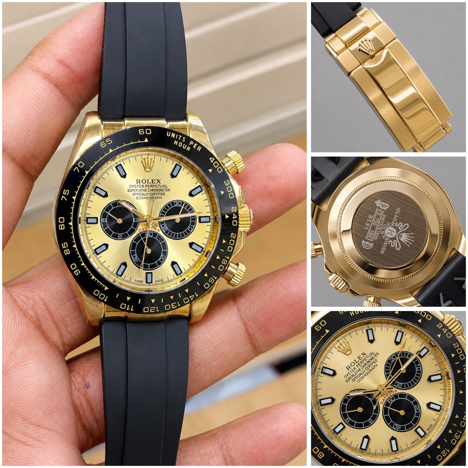Classic Daytona Automatic Chronograph – Black Fiber Strap Edition (3)