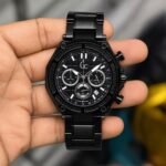 Precision Chronograph Men's Watch – Stainless Steel Edition