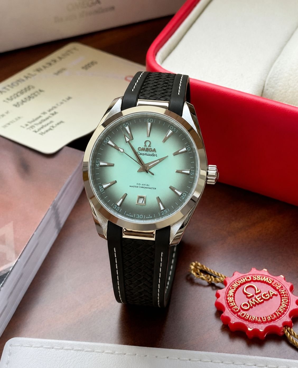 Premium AquaTerra 150m Automatic Men's Watch – 43mm Open Backac