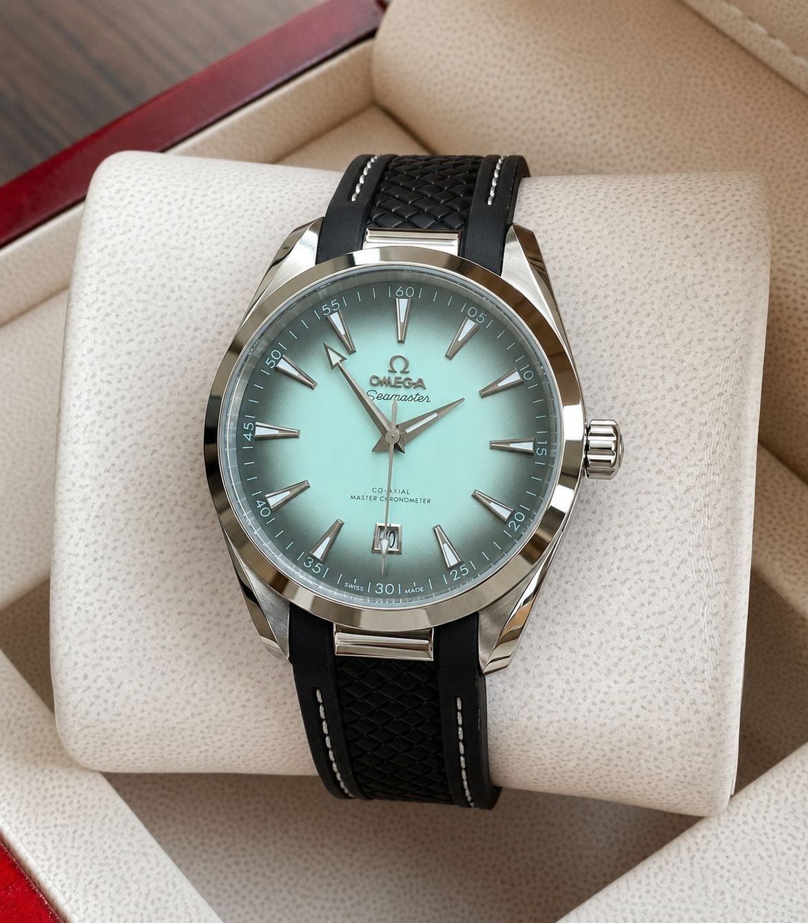 Premium AquaTerra 150m Automatic Men's Watch – 43mm Open Backac