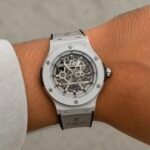 Men’s Executive Open Back Automatic Watch – 42mm Leather Edition