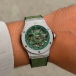 Men's Executive Open Back Automatic Watch – 42mm Leather Edition