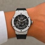 Men’s Executive Open Back Automatic Watch – 42mm Leather Edition