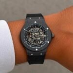 Men’s Executive Open Back Automatic Watch – 42mm Leather Edition