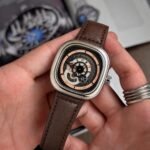 Unisex Automatic Fashion Watch – Sapphire Glass & Leather Edition