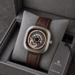 Unisex Automatic Fashion Watch – Sapphire Glass & Leather Edition