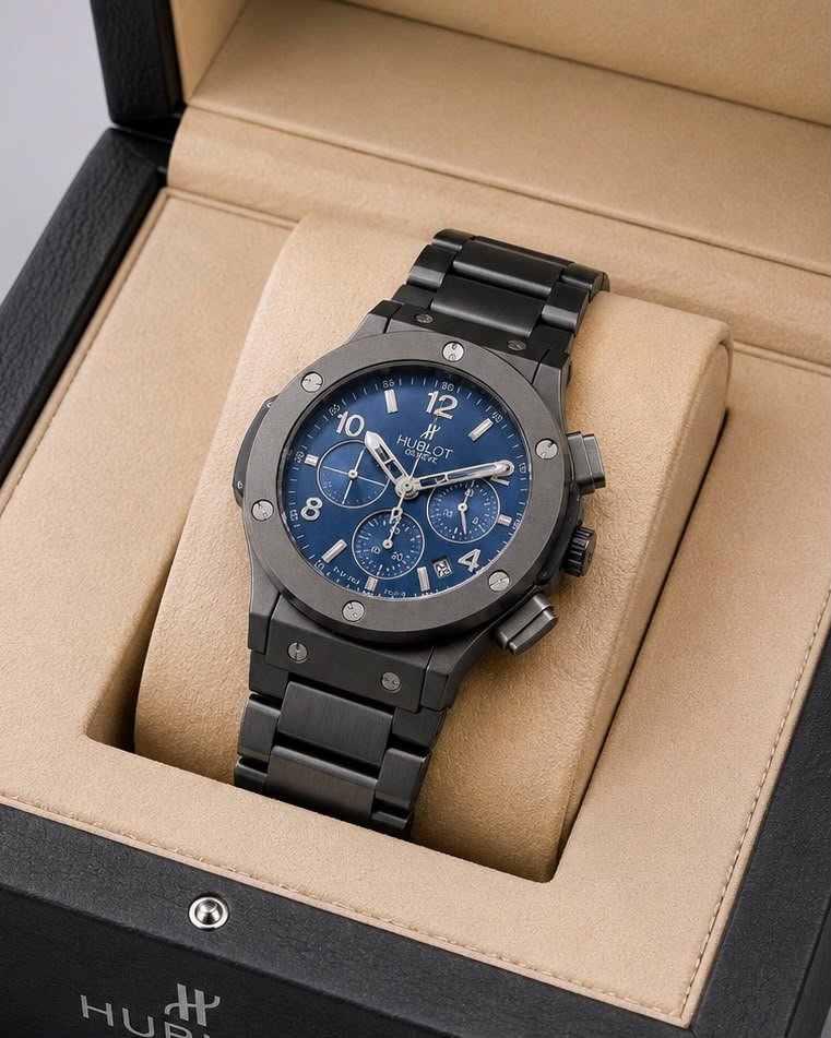Men's Premium Full Chronograph Watch – Metal Bracelet Edition