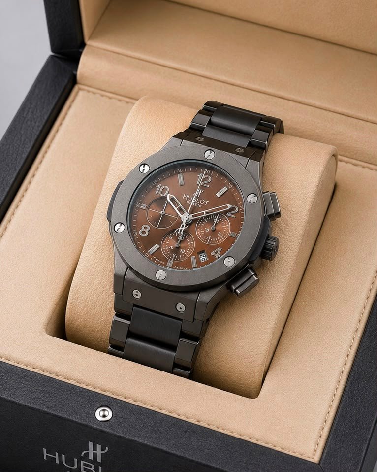 Men's Premium Full Chronograph Watch – Metal Bracelet Edition