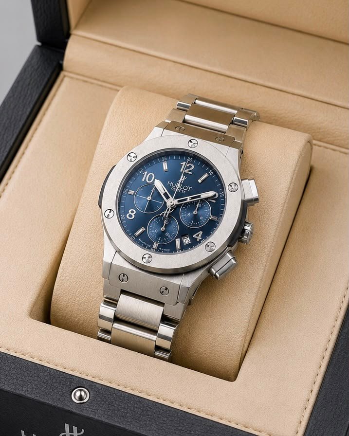 Men's Premium Full Chronograph Watch – Metal Bracelet Edition