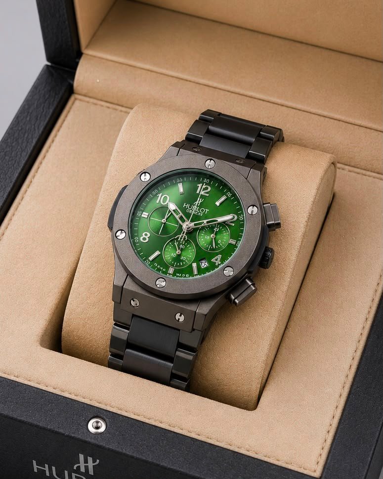 Men's Premium Full Chronograph Watch – Metal Bracelet Edition