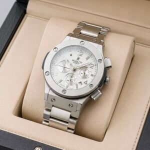 Men's Premium Full Chronograph Watch – Metal Bracelet Edition