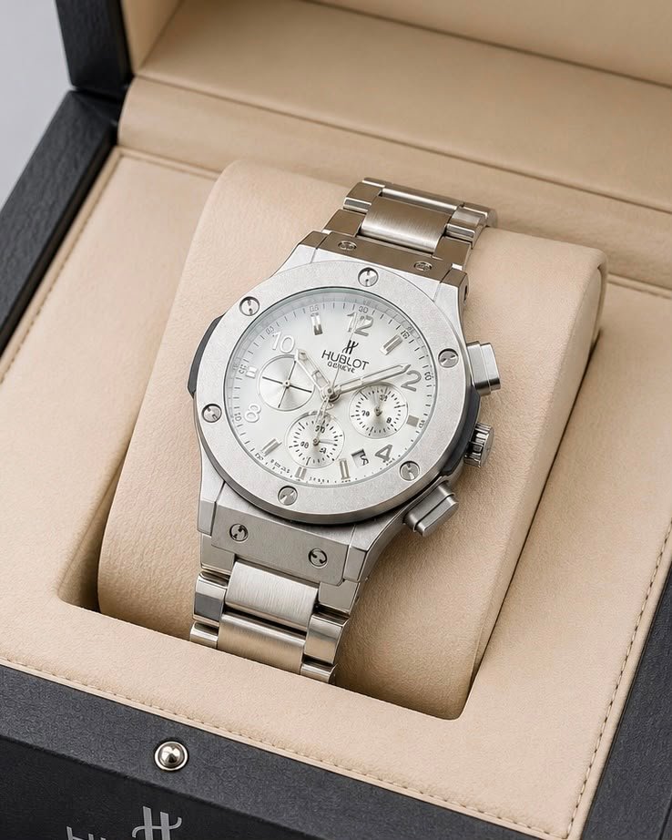 Men's Premium Full Chronograph Watch – Metal Bracelet Edition