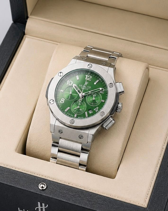 Men's Premium Full Chronograph Watch – Metal Bracelet Edition