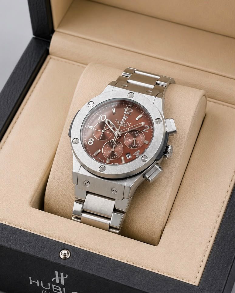 Men's Premium Full Chronograph Watch – Metal Bracelet Edition