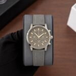 Luxury Formal Chronograph Men's Watch – Grey Dial 43mm