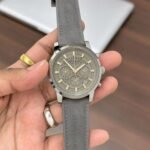 Luxury Formal Chronograph Men’s Watch – Grey Dial 43mm